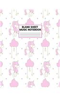 Blank Sheet Music Notebook
