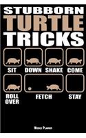 Stubborn Turtle Tricks Weekly Planner