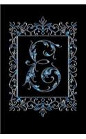 E: Initial Monogram Notebook