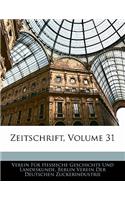 Zeitschrift, Volume 31