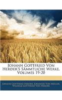 Johann Gottfried Von Herder's Sammtliche Werke, Volumes 19-20