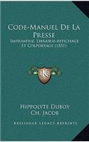Code-Manuel De La Presse