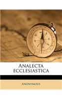 Analecta ecclesiastic, Volume 9