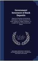 Government Insurance of Bank Deposits