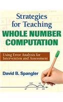 Strategies for Teaching Whole Number Computation