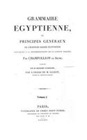 Grammaire Egyptienne