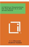 A Critical Examination of the Belief in a Life After Death