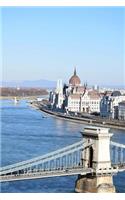 A View of the Danube River in Budapest Hungary Journal: 150 Page Lined Notebook/Diary