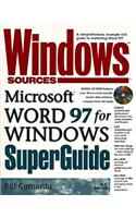 Windows Sources Microsoft Word 97 for Windows Superguide