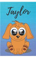 Taylor dog coloring book / notebook / journal / diary