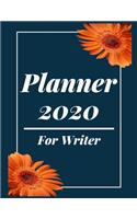 Planner 2020 for Writer: Jan 1, 2020 to Dec 31, 2020: Weekly & Monthly Planner + Calendar Views (2020 Pretty Simple Planners)