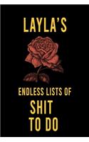 Layla's Endless Lists of Shit to do