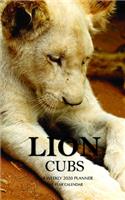 Lion Cubs 5 x 8 Weekly 2020 Planner: One Year Calendar