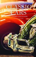 Classic Cars 5 x 8 Weekly 2020 Planner: One Year Calendar