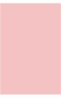2020 Weekly Planner Baby Pink Color Simple Plain Baby Pink 134 Pages