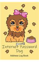 Internet Password Dog Address Log Book