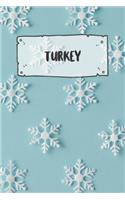 Turkey: Ruled Travel Diary Notebook or Journey Journal - Lined Trip Pocketbook for Men and Women with Lines