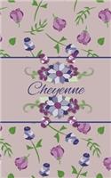 Cheyenne: Small Personalized Journal for Women and Girls