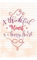 A thankful heart is a happy heart