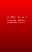 Budget Planner Expense Tracker Notebook. Monthly Finance Planner, Undated, Large