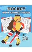 Hockey Libro de Actividades y Colorear 5 años y mayor