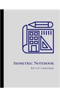 Isometric Notebook - 8.5" X 11" - 100 Pages