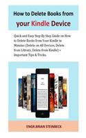 How to Delete Books from your Kindle Device