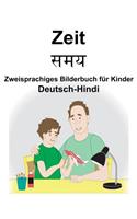 Deutsch-Hindi Zeit Zweisprachiges Bilderbuch für Kinder