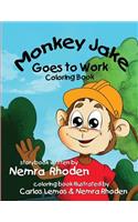 Monkey Jake Goes to Work Coloring Book