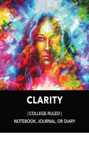 College-Ruled Journal, Notebook, Diary Gorgeous, Enlightened Clarity