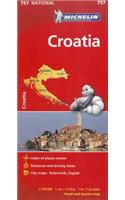 Michelin Croatia Road and Tourist Map