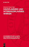 Disziplinäres Und Interdisziplinäres Wirken