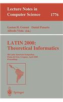 Latin 2000: Theoretical Informatics