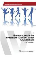Themenauswahl im Unterricht 