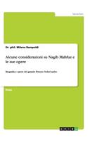 Alcune considerazioni su Nagib Mahfuz e le sue opere