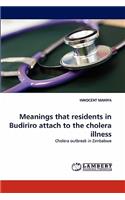 Meanings that residents in Budiriro attach to the cholera illness