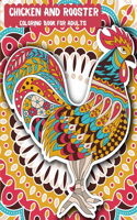 Chickens and Roosters Coloring Book for Adults
