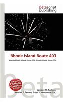 Rhode Island Route 403: (English)