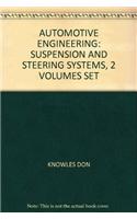 Automotive Engineering: Suspension And Steering Systems, 2 Volumes Set