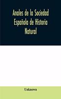 Anales de la Sociedad Española de Historia Natural