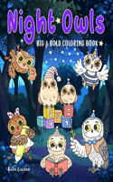 Night Owls Big & Bold Coloring Book