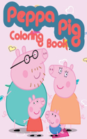 Peppa Pig coloring book: 50 Desings Peppa Pig (8.5*11 inches) for Fans, Adults, kids Ages 2-6, Boys And girls (unofficial Book)