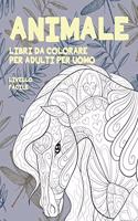 Libri da colorare per adulti per uomo - Livello facile - Animale