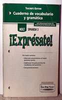 ?Expr?sate!: Cuaderno de Vocabulario y Gramatica Teacher's Edition Level 3(?Expr?sate!)