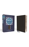 NIV Study Bible, Fully Revised Edition, Genuine Leather, Calfskin, Black, Red Letter, Comfort Print