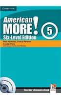 American More! Six-Level Edition Level 5 Teacher's Resource Book with Testbuilder CD-Rom/Audio CD: Six-level Edition Level 5 Teacher's Resource Book With Testbuilder