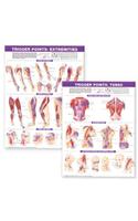 Trigger Point Chart Set: Torso & Extremities Paper
