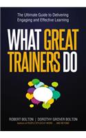 What Great Trainers Do