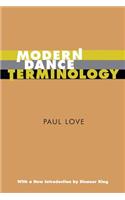 Modern Dance Terminology