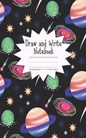 Draw and Write Notebook Primary Ruled 8.5" x 11" in / 21.59 x 27.94 cm